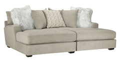 Sensation Cream Oversized Double Chaise