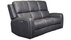 Sofá King Cowboy Gris P3 Reclinable Eléctrico 