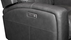 Sofá King Cowboy Gris P3 Reclinable Eléctrico 