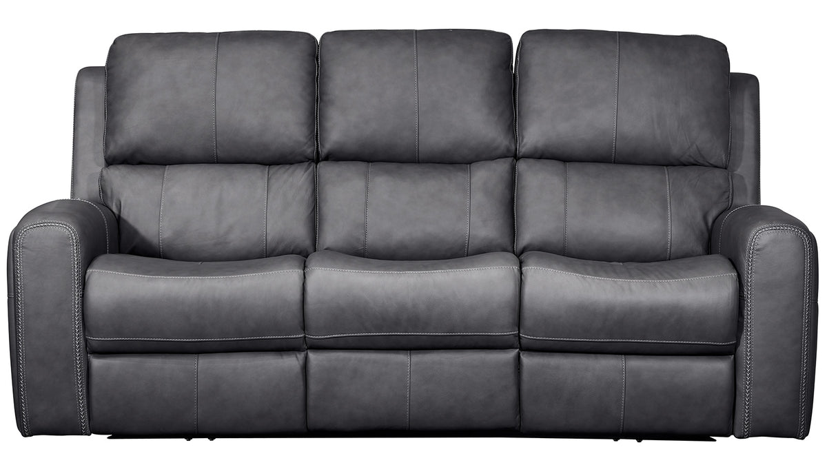 Sofá King Cowboy Gris P3 Reclinable Eléctrico 