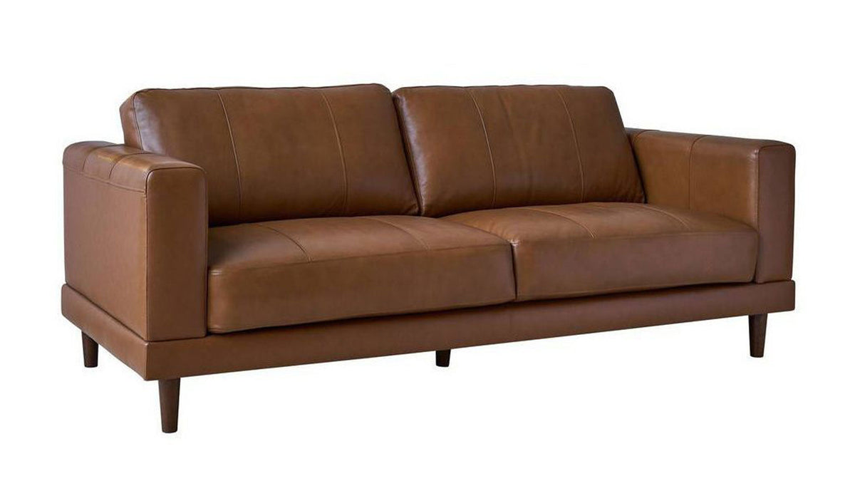 Fiero Tan Leather Match Sofa