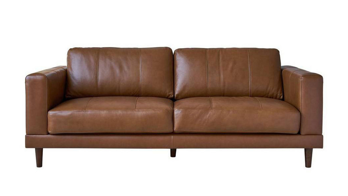 Fiero Tan Leather Match Sofa