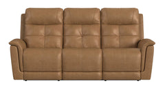 Mack's Heart Latte Brown Leather P5 Power Reclining Collection