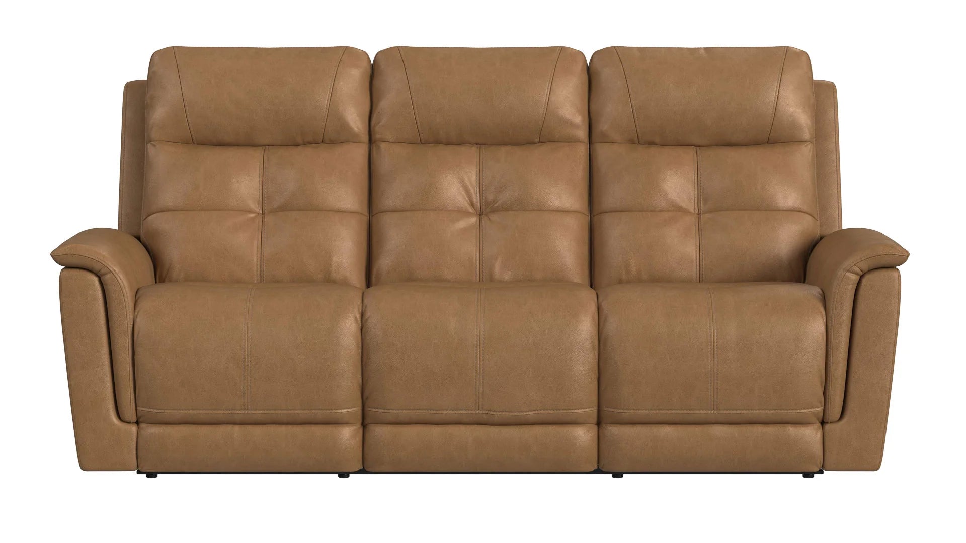 Mack's Heart Latte Brown Leather P5 Power Reclining Collection