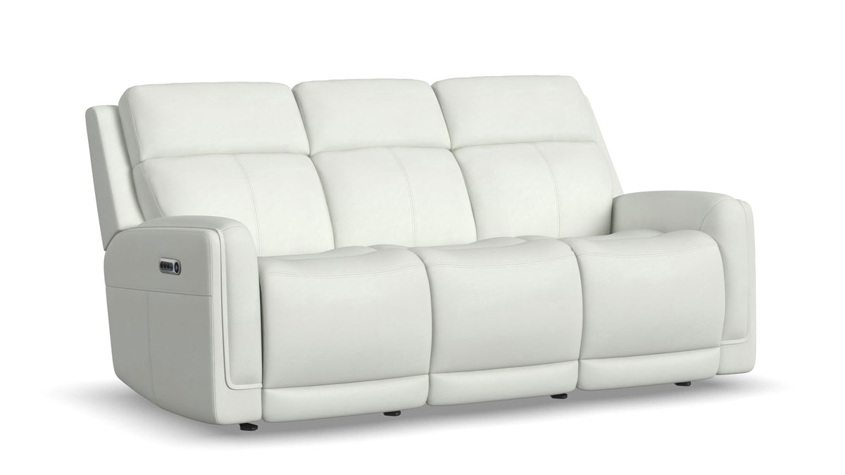 Artic Power Gliding Sofa with Console
