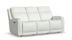 Artic Power Gliding Sofa with Console