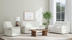 Artic Power Gliding Sofa with Console