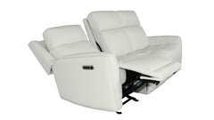 Artic Power Gliding Sofa with Console