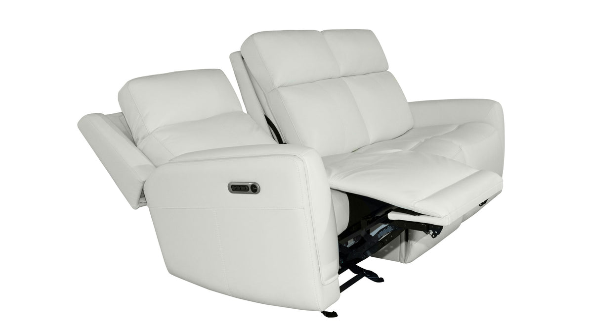 Artic Power Gliding Sofa with Console