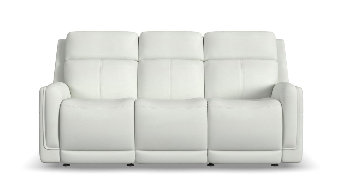 Artic Power Gliding Sofa with Console