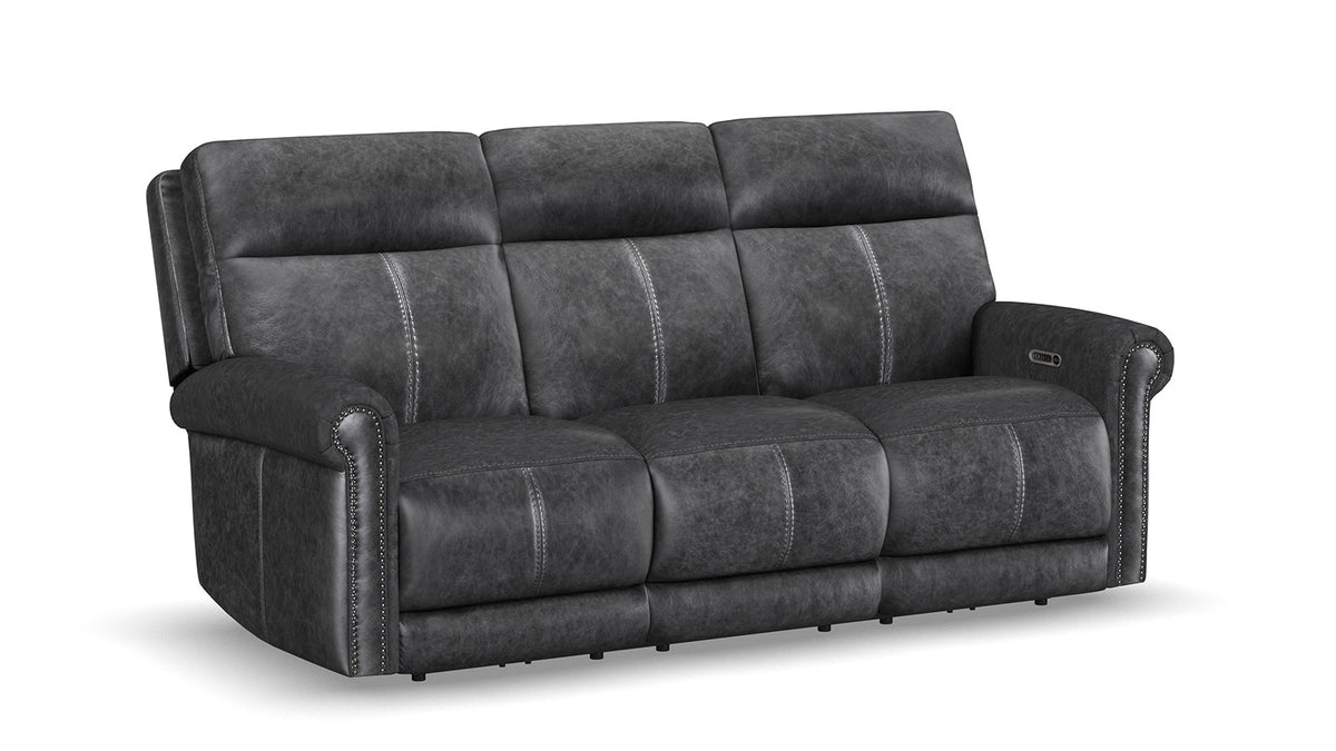Weathered Stone Leather P3 Power Reclining Sofa