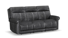 Weathered Stone Leather P3 Power Reclining Sofa