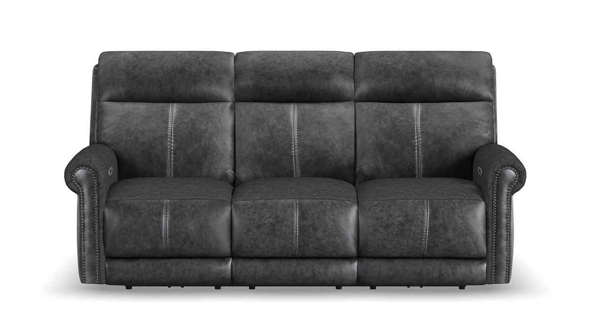 Weathered Stone Leather P3 Power Reclining Sofa