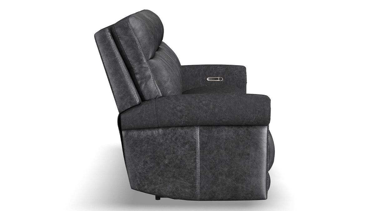 Weathered Stone Leather P3 Power Reclining Sofa