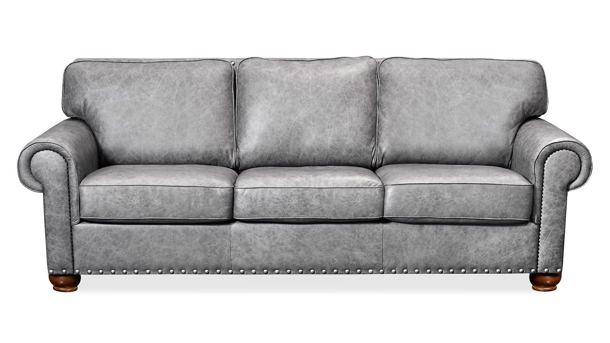 November Sky Leather Sofa