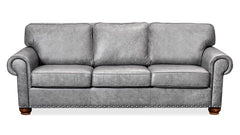 November Sky Leather Sofa
