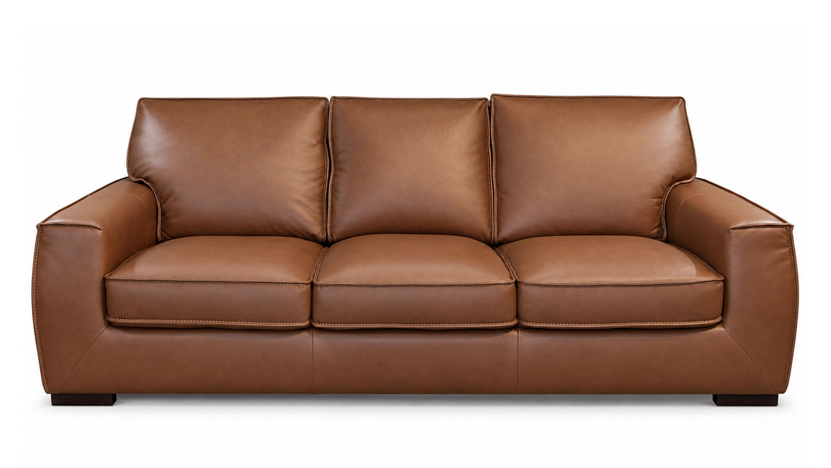 Artemis 100% Top Grain Leather Sofa | Gallery Furniture