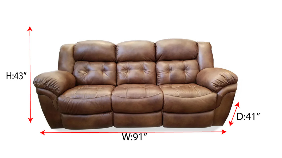 Hopeful Leather P1 Power Reclining Sofa