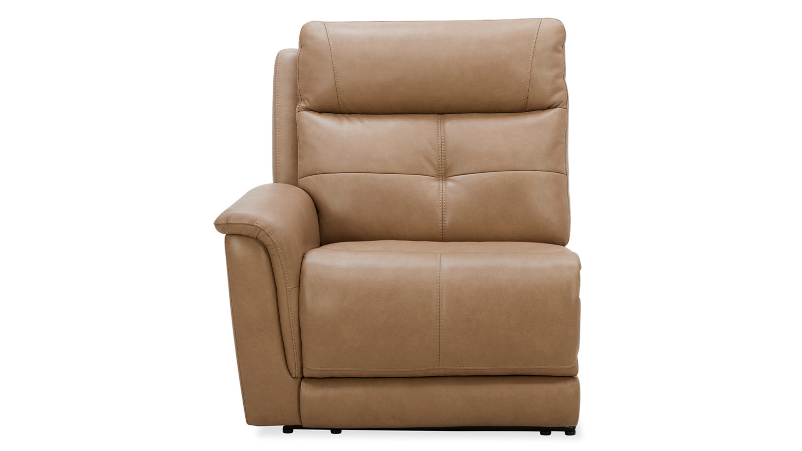 MACK'S HEART TAN LEATHER LAF POWER RECLINER | MACKDULAR SECTIONAL PIECE