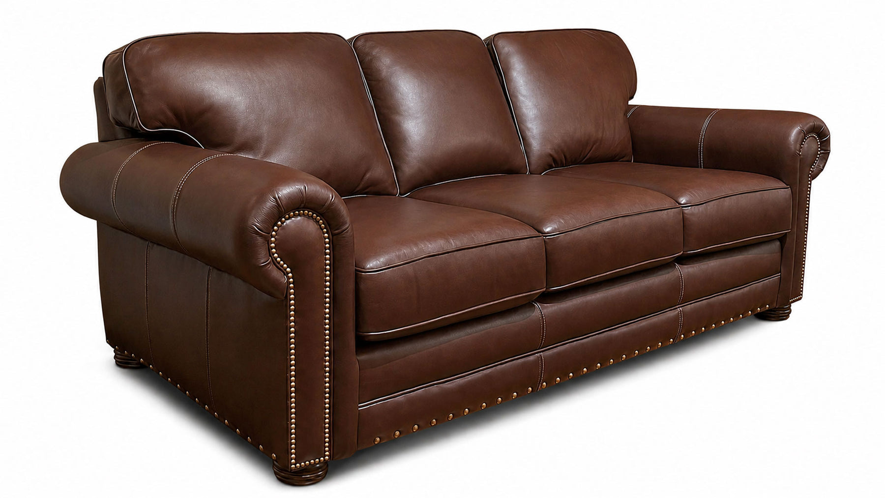 Callipe 100% Leather Sofa | Premium Leather Seating | Made in USA