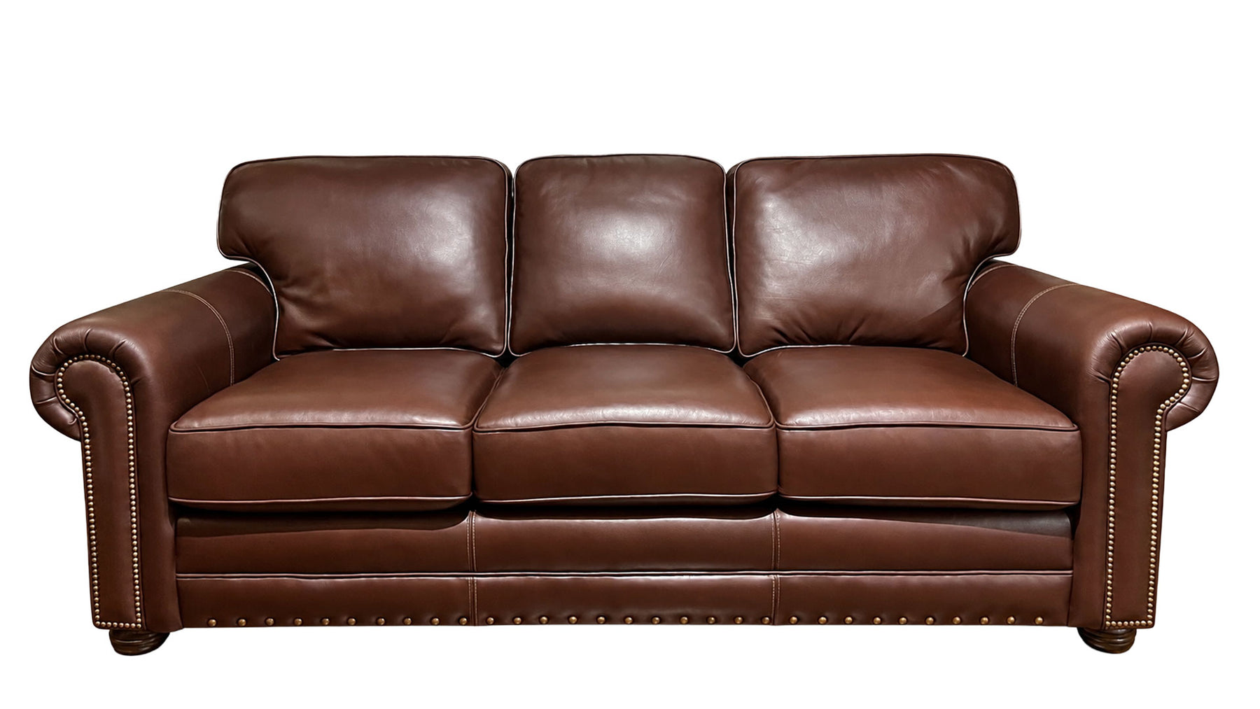 Callipe 100% Leather Sofa | Premium Leather Seating | Made in USA