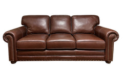 Callipe 100% Leather Sofa | Premium Leather Seating | Made in USA