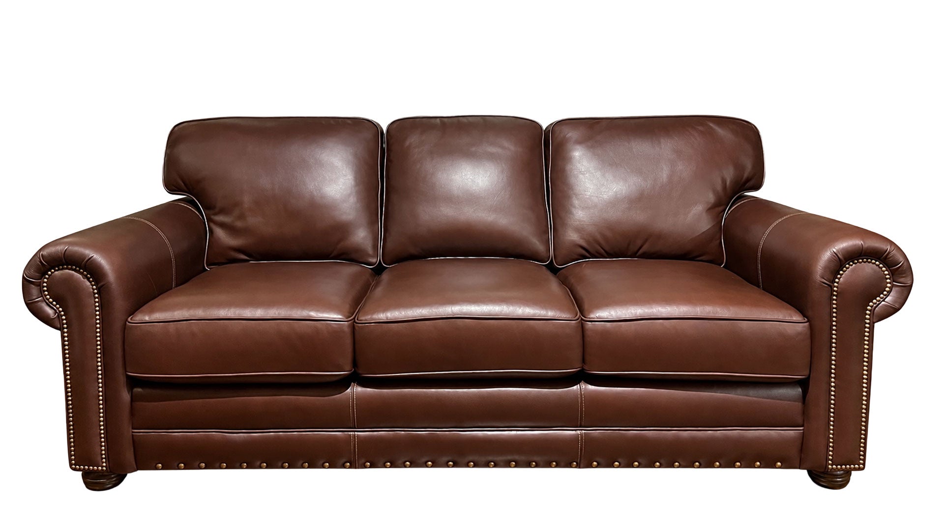 Callipe 100% Leather Sofa | Premium Leather Seating | Made in USA