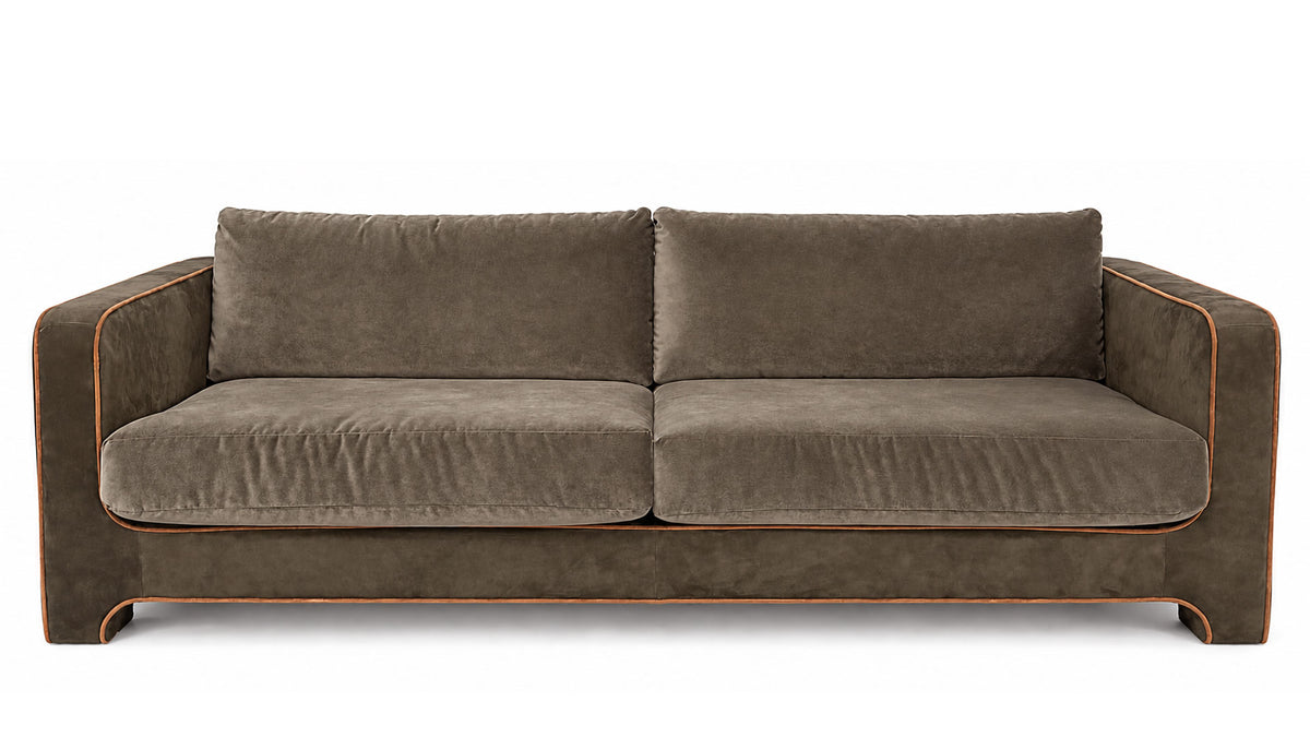 Saulo Velvateen Fabric Sofa | Gallery Furniture