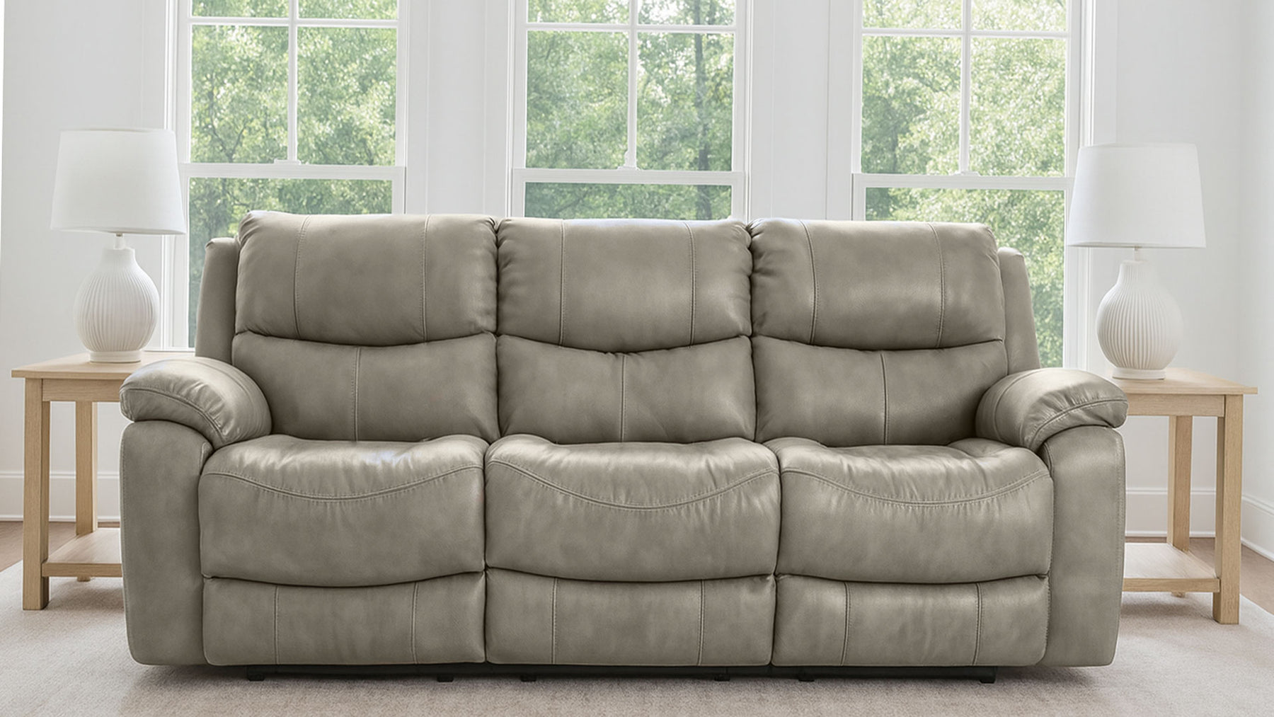 Galaxy Leather P3 Power Reclining Sofa