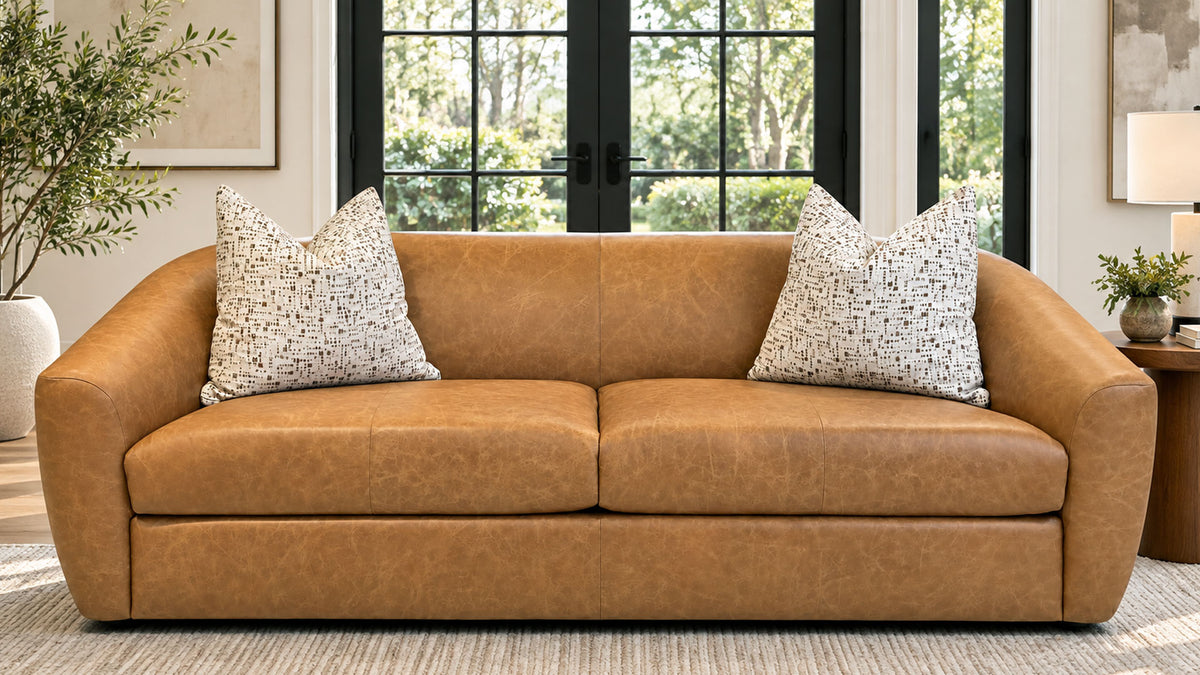 Saloon kodiak Leather Sofa | Gallery Furniture
