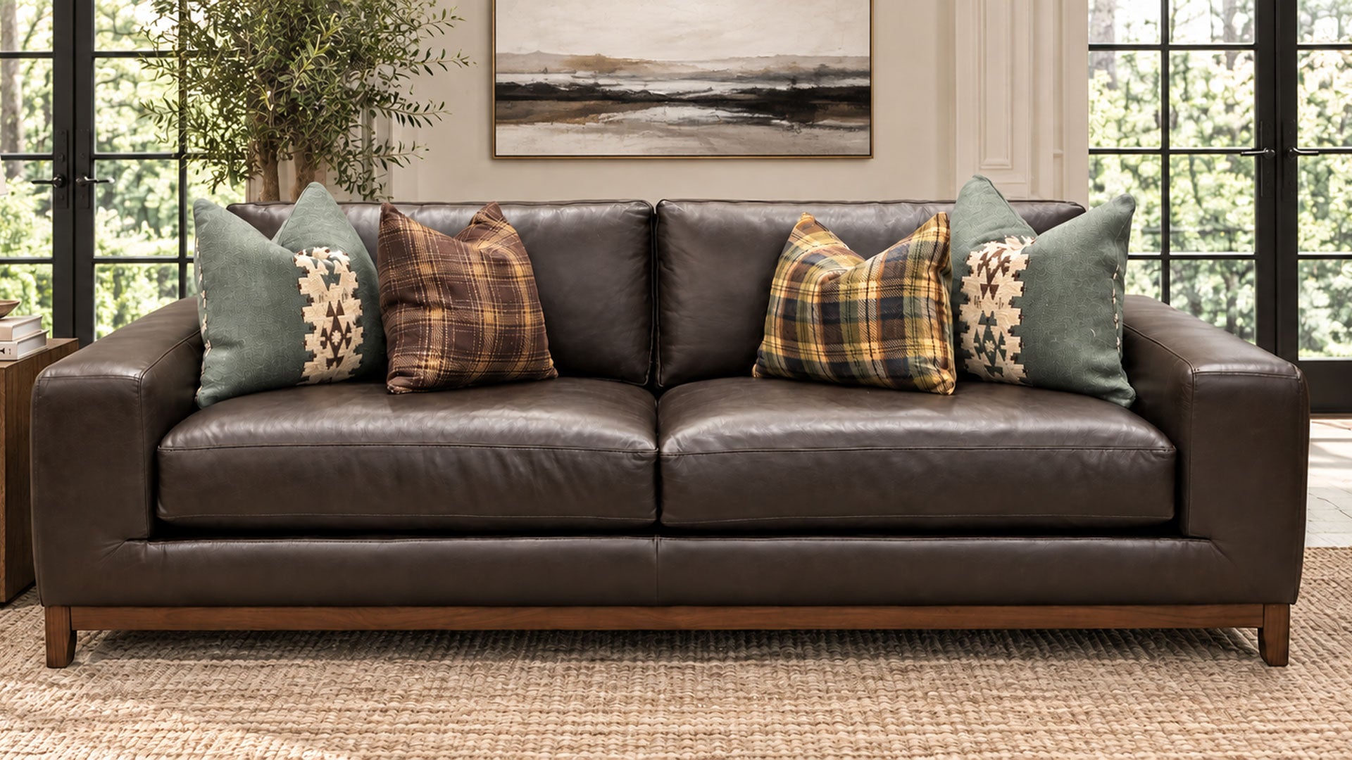 Bronte Leather Sofa |Gallery Furniture