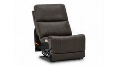 armless chair on white background