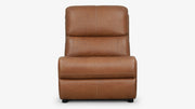 Big Spring Saddle Brown Leather Armless Chair | MacModular Sectional Piece