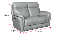 Seabiscuit Power Loveseat with Power Headrest