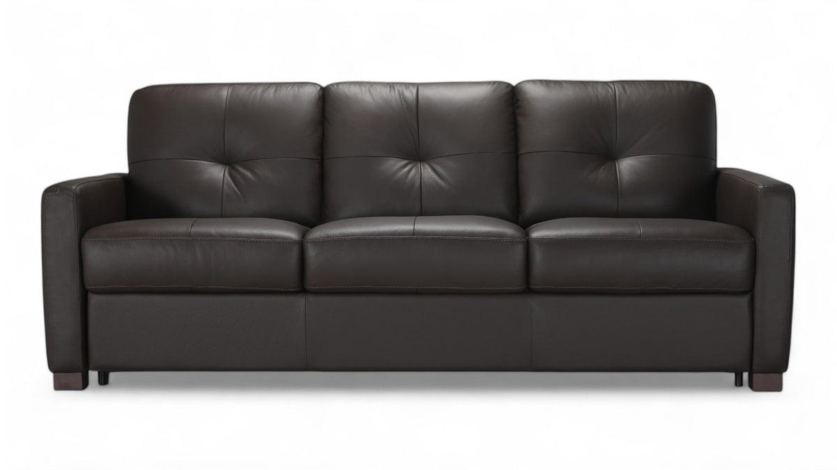 Queen Size Italy Brown Sleeper Sofa