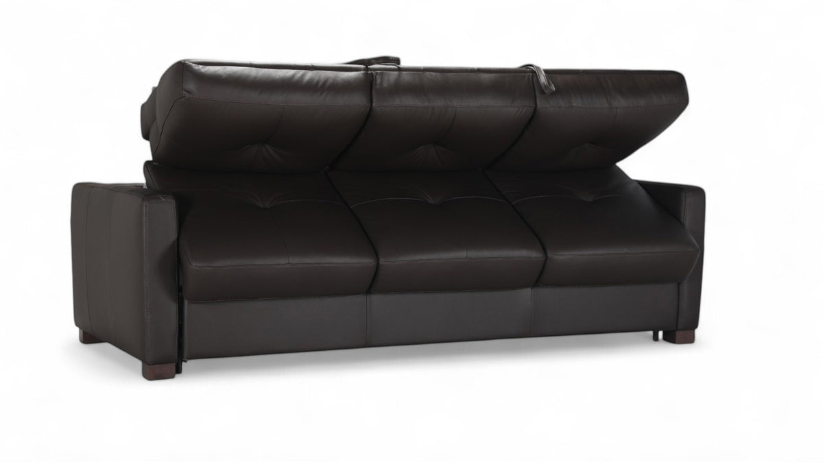 Queen Size Italy Brown Sleeper Sofa