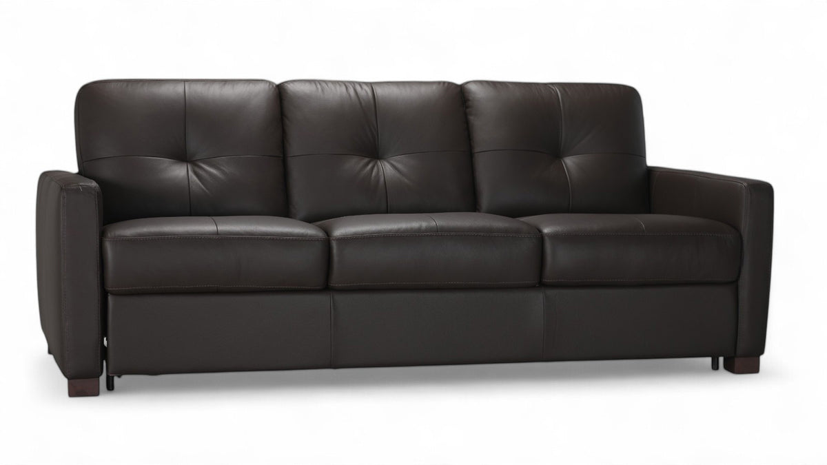 Queen Size Italy Brown Sleeper Sofa