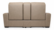 MacPulse Power Reclining Loveseat | Italian Leather & Immersive Sound | Gallery Furniture