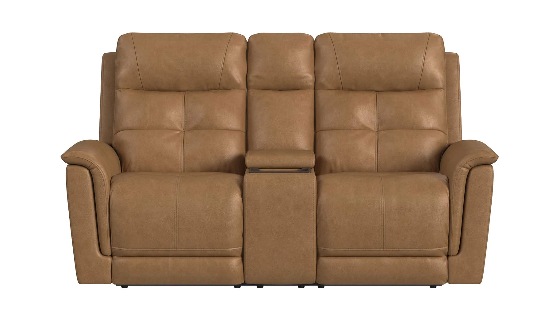 Mack's Heart Latte Brown Leather P5 Power Reclining Collection