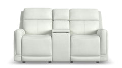 Artic Power Gliding Loveseat with Console