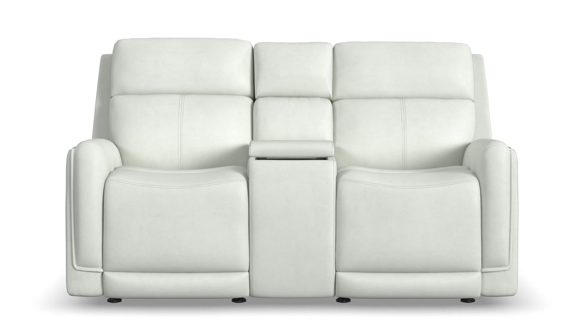 Artic Power Gliding Loveseat with Console