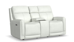 Artic Power Gliding Loveseat with Console