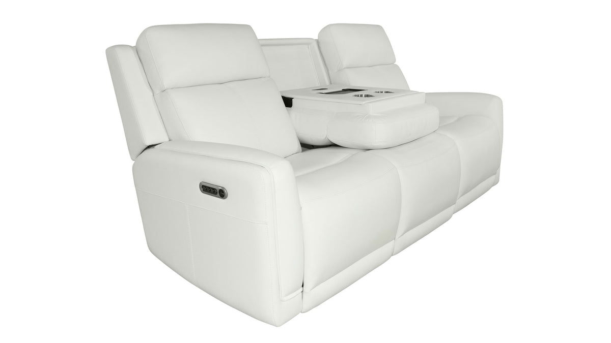 Artic Power Gliding Loveseat with Console