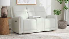Artic Power Gliding Loveseat with Console
