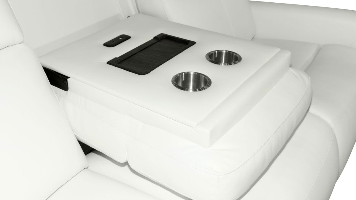 Artic Power Gliding Loveseat with Console