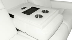 Artic Power Gliding Loveseat with Console