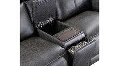 Weathered Stone P3 Power Reclining Loveseat w/Console