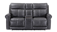 Weathered Stone P3 Power Reclining Loveseat w/Console