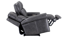 Weathered Stone P3 Power Reclining Loveseat w/Console
