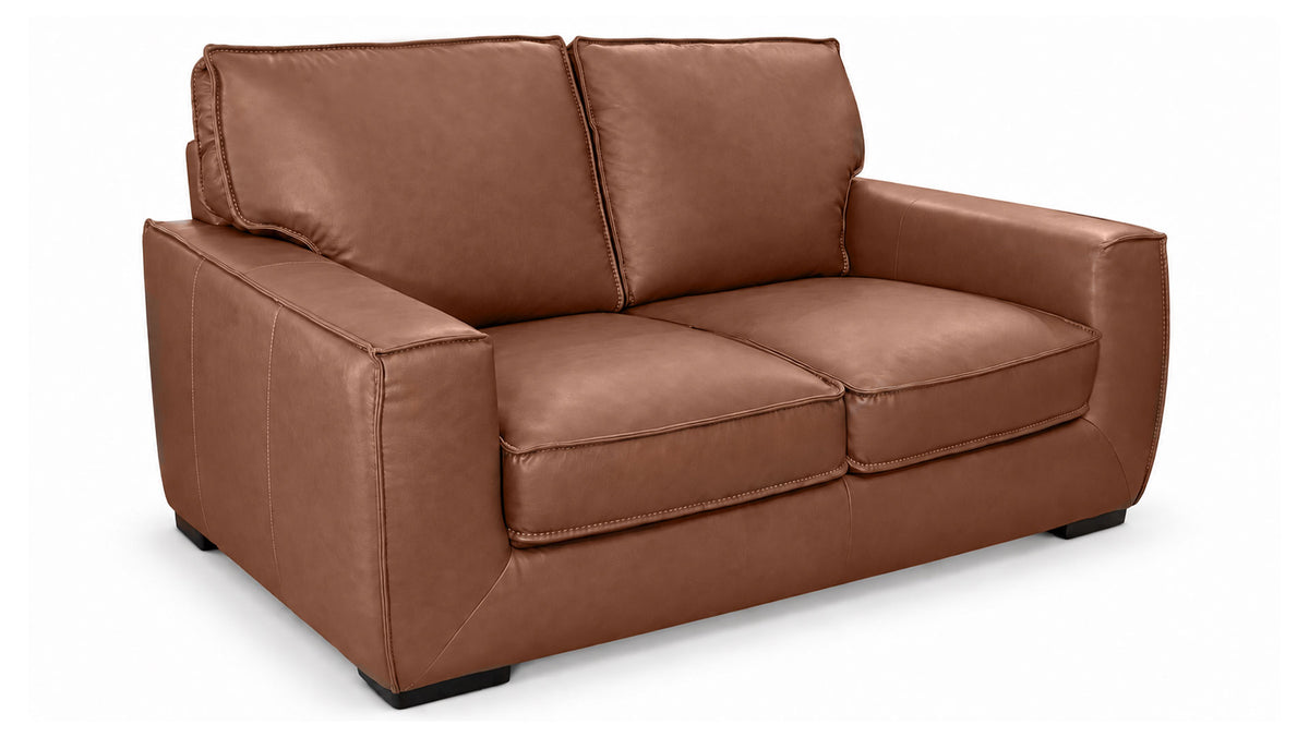 Artemis 100% Top Grain Leather Loveseat | Gallery Furniture